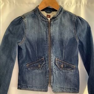 Tea Collection Sz 10 Jean Jacket, girls